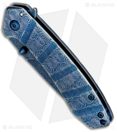 Boker Magnum Raindrop Folder Liner Lock Knife (2.75" Blue) 01RY825 4 Boker Magnum Raindrop Folder Liner Lock Knife (2.75" Blue) 01RY825 - Image 2