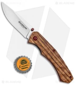 Boker Magnum Red Pupil Liner Lock Knife Zebrawood (3.2" SW) 01SC071 -Boker Shop Boker Magnum Red Pupil LL Zebrano Wood SW 01SC071 BHQ 118404 jr bottlecap
