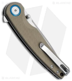 Boker Magnum Rekin Liner Lock Knife G-10 Brown (3.1" Satin) 01SC007 -Boker Shop Boker Magnum Rekin Liner Lock Knife G 10 Brown 3in Satin BHQ 179649 td side