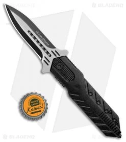 Boker Magnum Rocket Liner Lock Knife (3.5" Black) 01RY596 -Boker Shop Boker Magnum Rocket SA Black 01RY596 BHQ 13774 jr bottlecap
