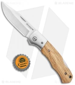 Boker Magnum Rustic Lockback Zebrawood (3.5" Satin) 01SC075 -Boker Shop Boker Magnum Rustic LB Zebra Wood Satin 01SC075 BHQ 118410 jr bottlecap