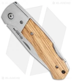 Boker Magnum Rustic Lockback Zebrawood (3.5" Satin) 01SC075 -Boker Shop Boker Magnum Rustic LB Zebra Wood Satin 01SC075 BHQ 118410 jr spine