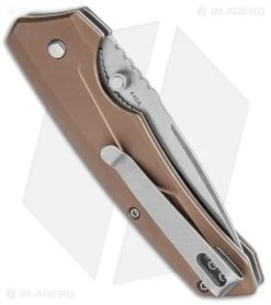 Boker Magnum Seventies Metallic Liner Lock Knife Bronze Aluminum (3.25" Satin) 8 Boker Magnum Seventies Metallic Liner Lock Knife Bronze Aluminum (3.25" Satin) -Boker Shop Boker Magnum Seventies Metalic LL Bronze Aluminum Satin 01RY323 BHQ 111616 jr side