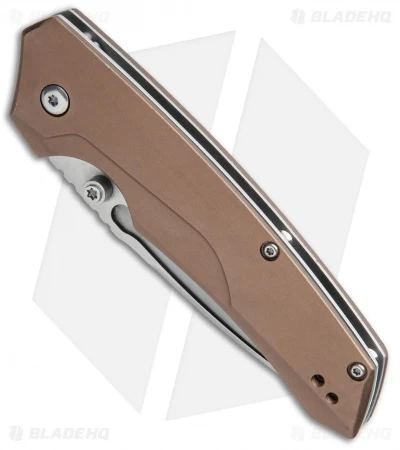 Boker Magnum Seventies Metallic Liner Lock Knife Bronze Aluminum (3.25" Satin) 4 Boker Magnum Seventies Metallic Liner Lock Knife Bronze Aluminum (3.25" Satin) - Image 2