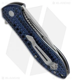 Boker Magnum Sierra Kilo Liner Lock Knife Black/Blue G-10 (3.3" Satin) 01SC018 -Boker Shop Boker Magnum Sierra Kilo Black Blue G 10 01SC018 BHQ 52290 jr side 2