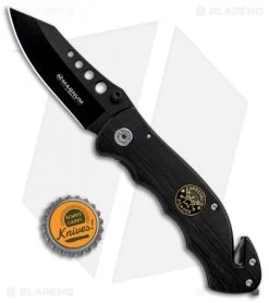 Boker Magnum Special Forces Black FRN Liner Lock Knife (3.25" Black) 01MB856SF -Boker Shop Boker Magnum Special Forces Black FRN LL Black BOM01MB856SF BHQ 94790 jr bottlecap