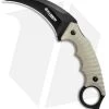 Boker Magnum Spike Karambit Fixed Blade Knife Tan G-10 (3.75" Black) 02SC028 -Boker Shop Boker Magnum Spike Karambit Tan Black 02SC028 BHQ 49551 jr 2