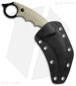 Boker Magnum Spike Karambit Fixed Blade Knife Tan G-10 (3.75" Black) 02SC028 -Boker Shop Boker Magnum Spike Karambit Tan Black 02SC028 BHQ 49551 jr sheath