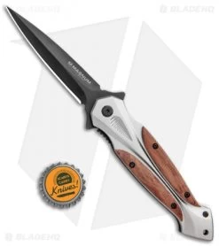 Boker Magnum Starfighter Liner Lock Knife (3.625" Black) 01RY069 -Boker Shop Boker Magnum Starfighter LL Black 01RY069 BHQ 11402 jr bottlecap