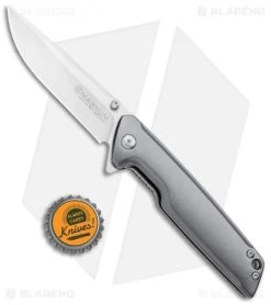 Boker Magnum Straight Brother Frame Lock Knife Aluminum (3.5" Satin) 9 Boker Magnum Straight Brother Frame Lock Knife Aluminum (3.5" Satin) -Boker Shop Boker Magnum Straight Brother Aluminum Satin 01MB722 BHQ 98576 jr bottlecap
