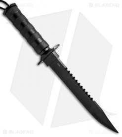 Boker Magnum Survivalist Fixed Blade Knife (8.5" Black) 02MB935 -Boker Shop Boker Magnum Survivalist Black 02MB935 BHQ 49549 jr spine