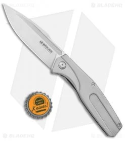 Boker Magnum The Milled One Frame Lock Knife Steel (3.5" Satin) -Boker Shop Boker Magnum The Milled One FL Satin BHQ 136007 jr bottlecap