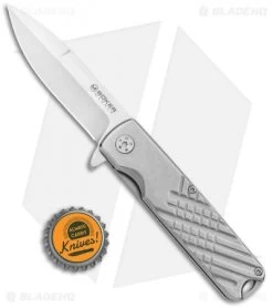 Boker Magnum Triple-S Point Liner Lock Knife (3" Satin) 01SC082 9 Boker Magnum Triple-S Point Liner Lock Knife (3" Satin) 01SC082 -Boker Shop Boker Magnum Triple S Point LL Satin 01SC082 BHQ 120662 jr bottlecap
