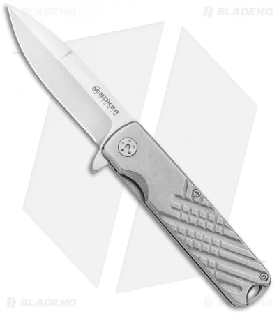 Boker Magnum Triple-S Point Liner Lock Knife (3" Satin) 01SC082 3 Boker Magnum Triple-S Point Liner Lock Knife (3" Satin) 01SC082