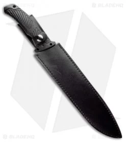 Boker Magnum Trojan Fixed Blade Knife Black (10.13" Black) -Boker Shop Boker Magnum Trojan Fixed Blade Knife Black G 10 02RY171 BHQ 94430 ns sheath