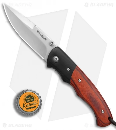 Boker Magnum Woodpecker Liner Lock Knife Pakkawood (3.3" Satin) 01MB711 6 Boker Magnum Woodpecker Liner Lock Knife Pakkawood (3.3" Satin) 01MB711 - Image 4