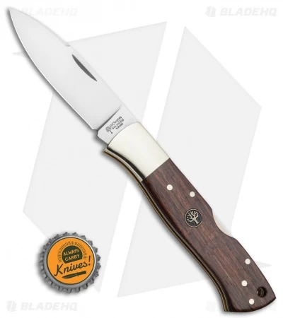 Boker Mamba Spear Point Lockback Knife Desert Ironwood (2.91" Satin) 110822 6 Boker Mamba Spear Point Lockback Knife Desert Ironwood (2.91" Satin) 110822 - Image 4