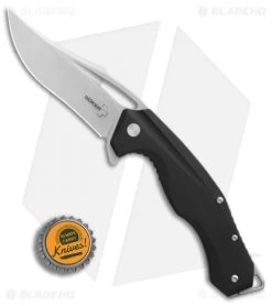 Boker Plus Masada Liner Lock Knife Black G-10 (3.7" Satin) 01BO762 -Boker Shop Boker Masada Black G10 Satin BHQ 86572 er bottlecap