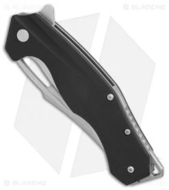 Boker Plus Masada Liner Lock Knife Black G-10 (3.7" Satin) 01BO762 -Boker Shop Boker Masada Black G10 Satin BHQ 86572 er spine