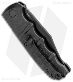 Boker Mini Kalashnikov Bowie Automatic Knife Black (2.5" Black) -Boker Shop Boker Mini Kalashnikov Bowie Auto Black BHQ 96965 jr side