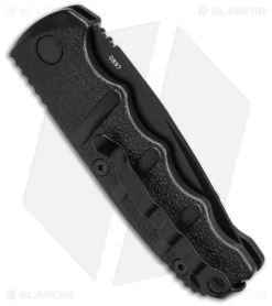 Boker Mini Kalashnikov Tanto Automatic Knife Black (2.5" Black) 8 Boker Mini Kalashnikov Tanto Automatic Knife Black (2.5" Black) -Boker Shop Boker Mini Kalashnikov Tanto Automatic Knife Black 2in Black BHQ 132752 td side