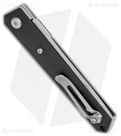 Boker Mini Kwaiken 42 Folding Knife Black G-10 (3.13" Satin D2) 01BO245 -Boker Shop Boker Mini Kwaiken 42 Black G 10 Satin 01BO245 BHQ 101762 jr side