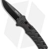 Boker Mini Strike Automatic Knife Black Aluminum (2.6" Black D2) -Boker Shop Boker Mini Strike Auto Black Black 01BO436NSOI BHQ 99629 jr