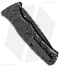 Boker Mini Strike Automatic Knife Black Aluminum (2.6" Black D2) 8 Boker Mini Strike Automatic Knife Black Aluminum (2.6" Black D2) -Boker Shop Boker Mini Strike Auto Black Black 01BO436NSOI BHQ 99629 jr side