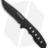 Boker Magnum Oblong Hole Fixed Blade Knife Black Neoprene (3.3" Black) 02RY689 -Boker Shop Boker Oblong Hole Black Neoprene Black BHQ 86603 er