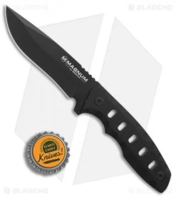 Boker Magnum Oblong Hole Fixed Blade Knife Black Neoprene (3.3" Black) 02RY689 9 Boker Magnum Oblong Hole Fixed Blade Knife Black Neoprene (3.3" Black) 02RY689 -Boker Shop Boker Oblong Hole Black Neoprene Black BHQ 86603 er bottlecap