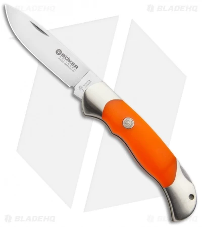 Boker Optima Night Hunter Lockback Knife Orange (3.625" Satin) 113027 3 Boker Optima Night Hunter Lockback Knife Orange (3.625" Satin) 113027