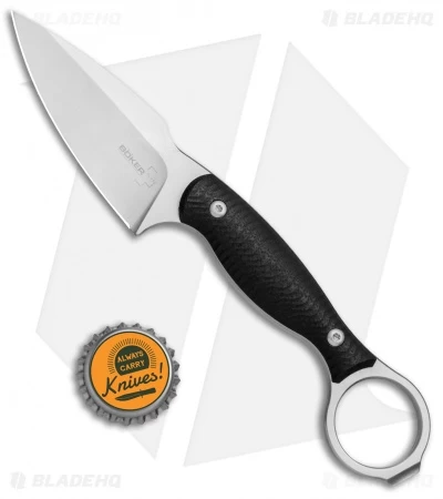 Boker Plus Accomplice Fixed Blade Knife Black G-10 (3.1" Satin) 5 Boker Plus Accomplice Fixed Blade Knife Black G-10 (3.1" Satin) - Image 4