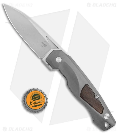 Boker Plus Aluma Liner Lock Knife Aluminium/Wood (3.5" Stonewash) 6 Boker Plus Aluma Liner Lock Knife Aluminium/Wood (3.5" Stonewash) - Image 4