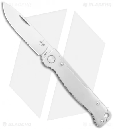 Boker Plus Atlas Slip Joint Knife Gray Steel (2.6" Polish) 01BO850 3 Boker Plus Atlas Slip Joint Knife Gray Steel (2.6" Polish) 01BO850