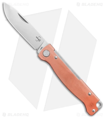 Boker Plus Atlas Slip Joint Knife Copper (2.75" Satin) 01BO852 3 Boker Plus Atlas Slip Joint Knife Copper (2.75" Satin) 01BO852