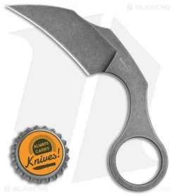 Boker Plus Bad Moon Karambit Fixed Blade Knife (2.4" Gray Stonewash) 02BO078 -Boker Shop Boker Plus Bad Moon Karambit FBK 2in Gray SW BHQ 146736 td size