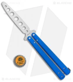Boker Plus Balisong Trainer Butterfly Knife Blue G-10 (4" Satin) 10 Boker Plus Balisong Trainer Butterfly Knife Blue G-10 (4" Satin) -Boker Shop Boker Plus Balisong Trainer Blue G 10 Satin 01BO714SOI BHQ 99635 jr bottlecap