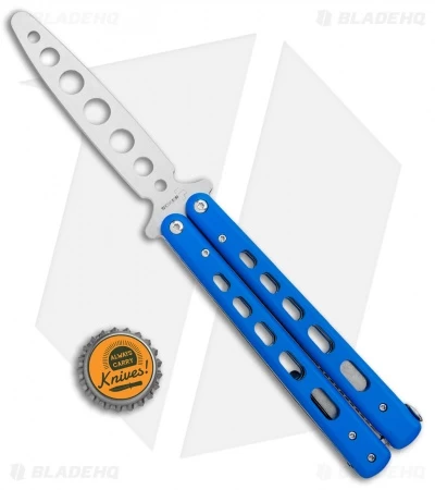 Boker Plus Balisong Trainer Butterfly Knife Blue G-10 (4" Satin) 01BO713 6 Boker Plus Balisong Trainer Butterfly Knife Blue G-10 (4" Satin) 01BO713 - Image 4