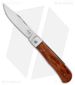 Boker Plus Bonfire Front Flipper Knife Bubinga Wood (3.4" Satin)