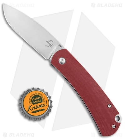 Boker Plus Boston Slip Joint Pocket Knife Burgundy G-10 (2.8" Satin) 6 Boker Plus Boston Slip Joint Pocket Knife Burgundy G-10 (2.8" Satin) - Image 4