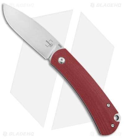 Boker Plus Boston Slip Joint Pocket Knife Burgundy G-10 (2.8" Satin) 3 Boker Plus Boston Slip Joint Pocket Knife Burgundy G-10 (2.8" Satin)
