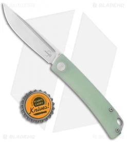 Boker Plus Celos Slip Joint Knife Natural Jade (2.55" Satin) -Boker Shop Boker Plus Celos Jade G 10 01BO179 BHQ 136252 jr bottlecap
