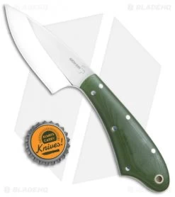 Boker Plus Easedrop Fixed Blade Knife Green G-10 (3" Polish) 02BO008 -Boker Shop Boker Plus Easedrop Green G 10 Satin 02BO008 BHQ 77353 jr bottlecap