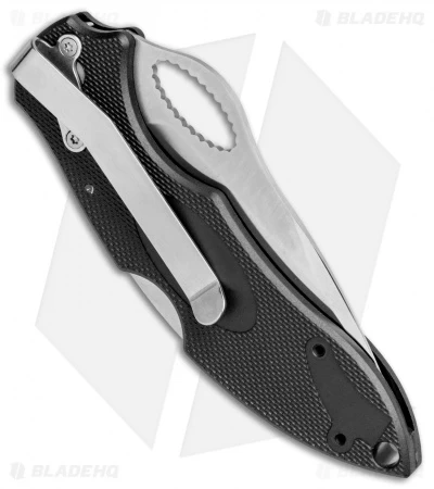 Boker Plus Action R Lockback Knife Black G-10 (3" Satin Serr) 01BO094 5 Boker Plus Action R Lockback Knife Black G-10 (3" Satin Serr) 01BO094 - Image 3