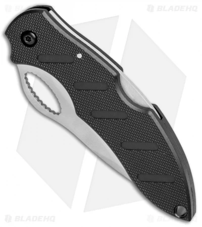 Boker Plus Action R Lockback Knife Black G-10 (3" Satin Serr) 01BO094 4 Boker Plus Action R Lockback Knife Black G-10 (3" Satin Serr) 01BO094 - Image 2
