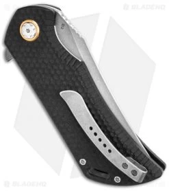 Boker Golem Liner Lock Knife Black G-10 (3.5" Stonewash) -Boker Shop Boker Plus Golem BHQ 136260 td side