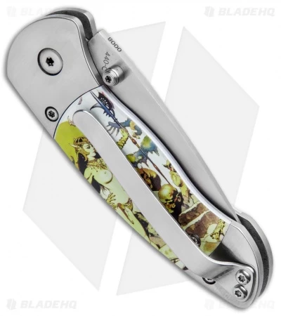Boker Plus Gordito Frazetta "Ghoul Queen" Folding Knife (2.25" Satin) 5 Boker Plus Gordito Frazetta "Ghoul Queen" Folding Knife (2.25" Satin) - Image 3