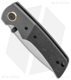 Boker Plus Gulo Pro Liner Lock Knife Black CF (3.6" Satin) -Boker Shop Boker Plus Gulo Pro Bolster Marble CF Satin 01BO177 BHQ 131460 jr spine