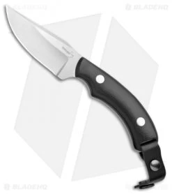 Boker Plus J-Bite Knife Fixed Blade Black G-10 (3.375" Satin) 02BO046
