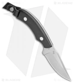 Boker Plus J-Bite Knife Fixed Blade Black G-10 (3.375" Satin) 02BO046 8 Boker Plus J-Bite Knife Fixed Blade Black G-10 (3.375" Satin) 02BO046 -Boker Shop Boker Plus J Bite Black G 10 Satin 02BO046 BHQ 105731 jr side